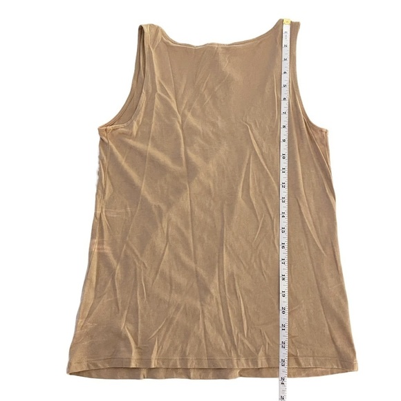 ✨NEW!✨ TALBOTS Women’s Tan Sequin Petite Tank Top - Small - Picture 7 of 10